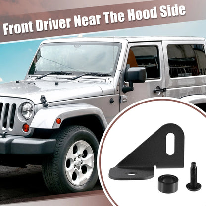 Set of 1 Antenna Mount Bracket for Jeep Wrangler JL JLU JT (2018–2022)