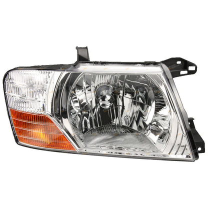 Chrome Headlights Pair for Mitsubishi Pajero (2002–2006)