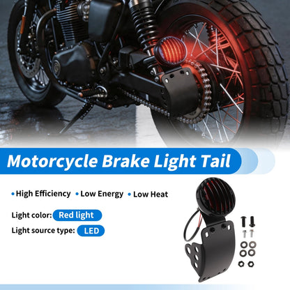 Set of 1 LED Tail Light for Motorcycle (Universal Fit)