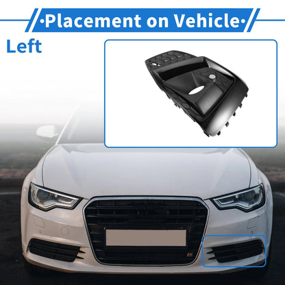 1Pc Fog Light Grill for Audi A5 (2021–2023) No. 8W6807681T ABS Black
