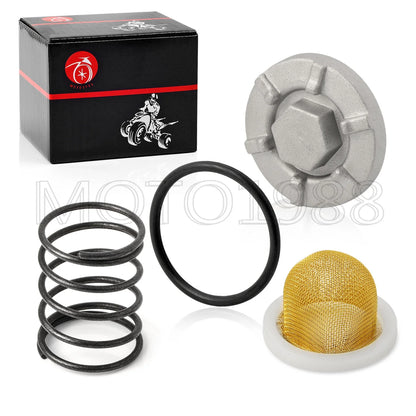 Oil Drain Plug O-Ring Strainer Kit for Yamaha 350 ATV