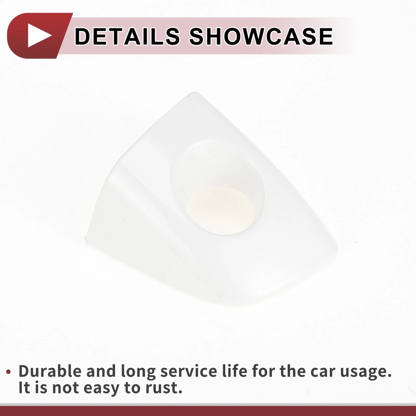 Front Left Door Handle for Audi A6 C7 (2011–2018) 4H1837879 White ABS