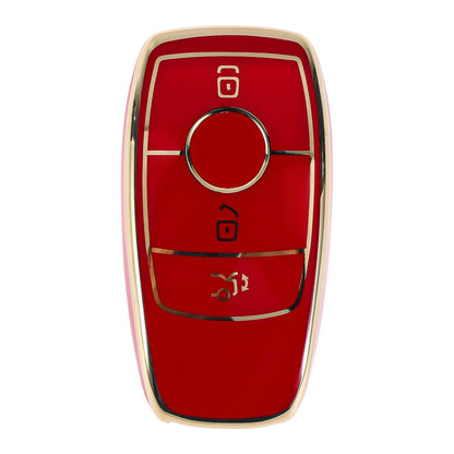 TPU Car Key Case for Mercedes Benz E Class (3 Buttons)