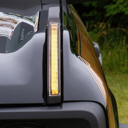 White Amber Hood Trail Marker Lights Turn Signal Lamps for Ford Bronco (2021–2024)
