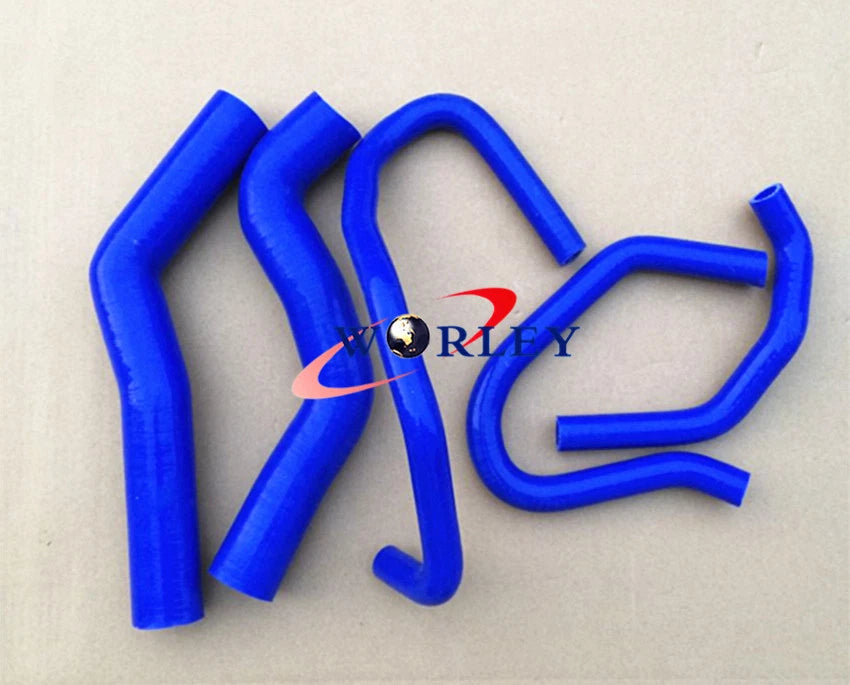 Red Silicone Radiator Heater Hose for Toyota Prado KZJ120 (2003–2007)