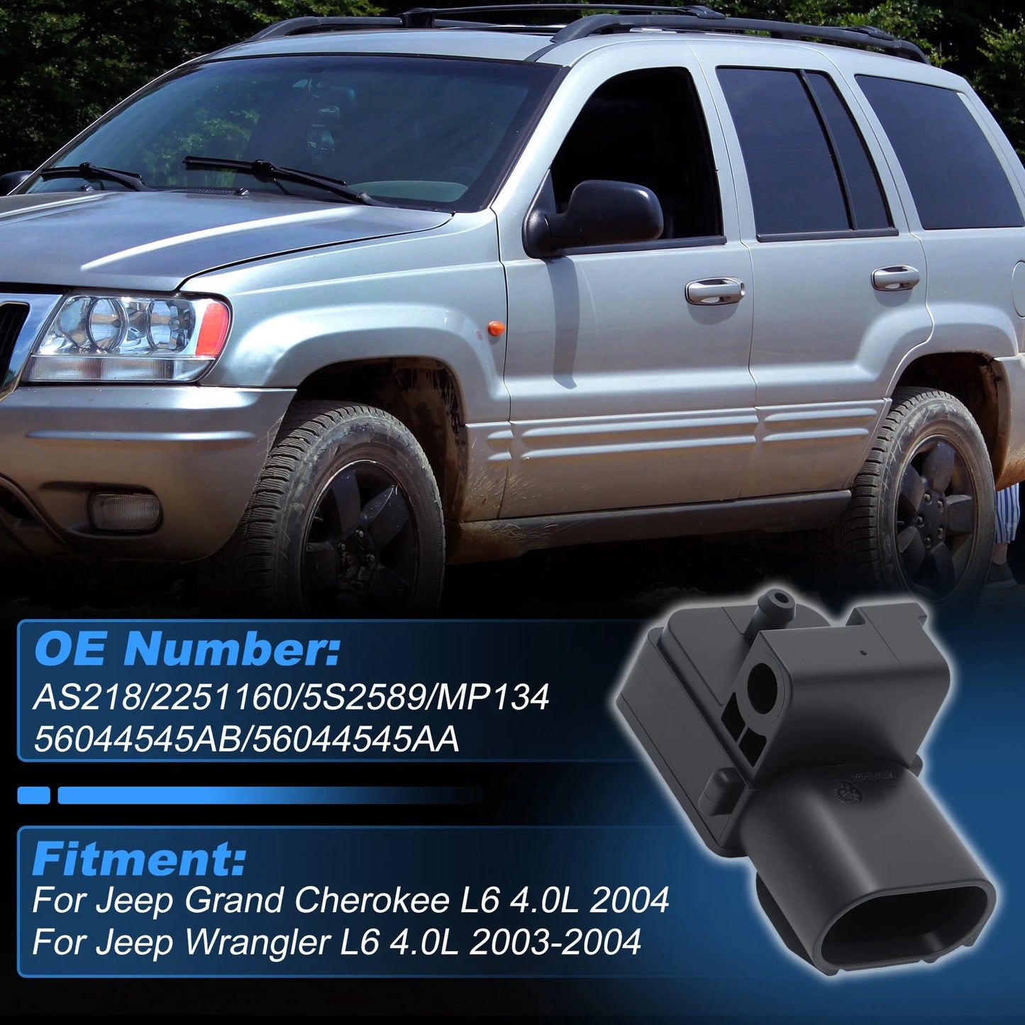 Map Sensor for Jeep Grand Cherokee (1993–1998)