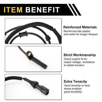 ABS Wheel Speed Sensor No. 7L3Z2C204A for Ford F-150 (2005–2008) Front Left Right