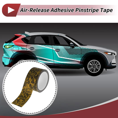Pinstripe Tape 30mm x 8.5m for Car Motorcycle Boat Matte Gold Tone