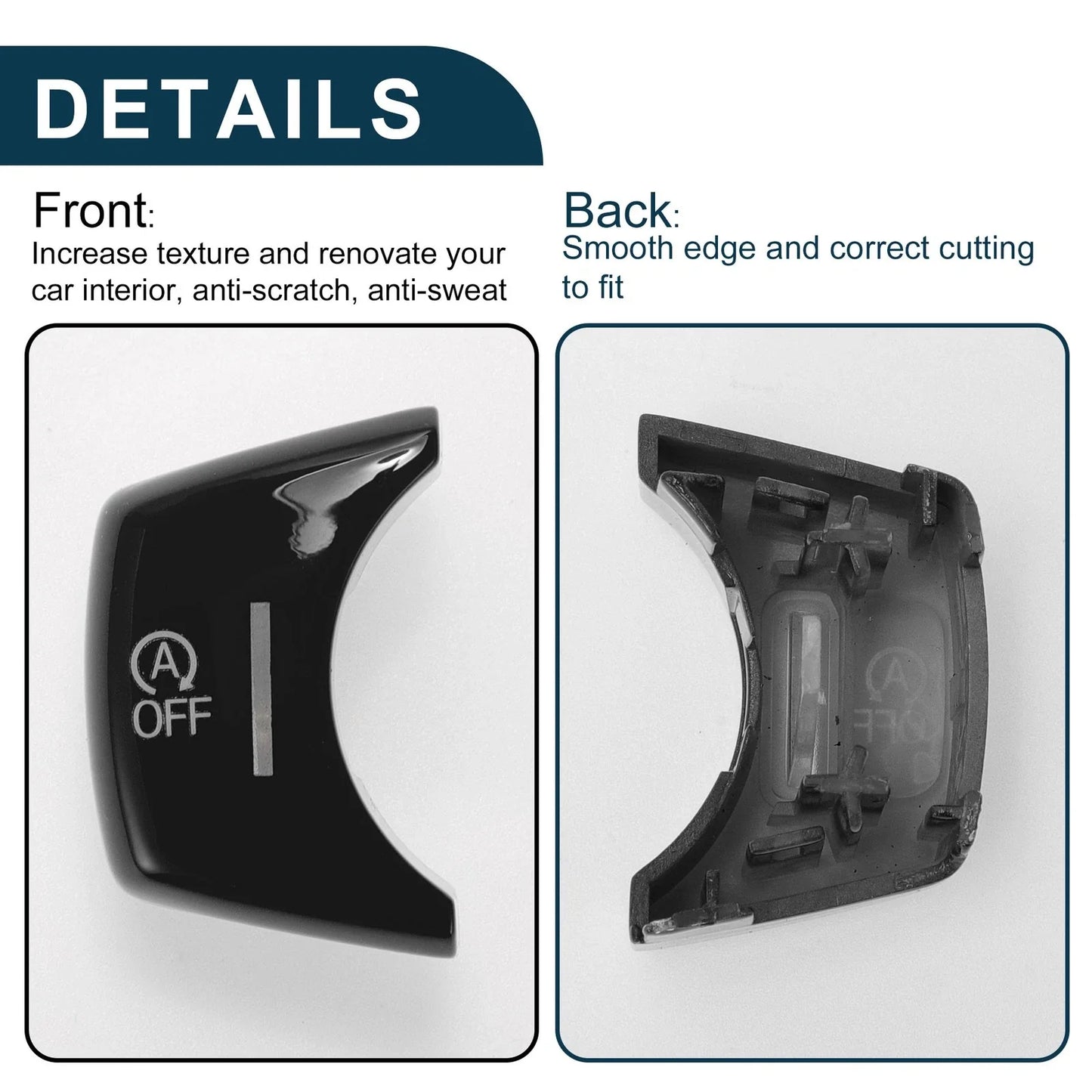 Central Control A Off Button for BMW X3 F25 X4 F26 X5 F15 F85 X6 F16 F86 Black