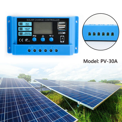 30A PWM Solar Charge Controller Regulator for Lifepo4 Lead Acid