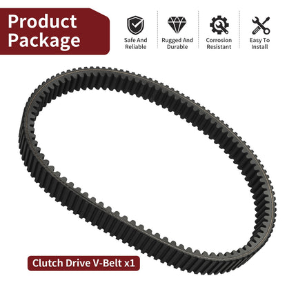 Clutch Drive V-Belt for Yamaha Wolverine RMAX2 RMAX4 1000 (2021–2024)