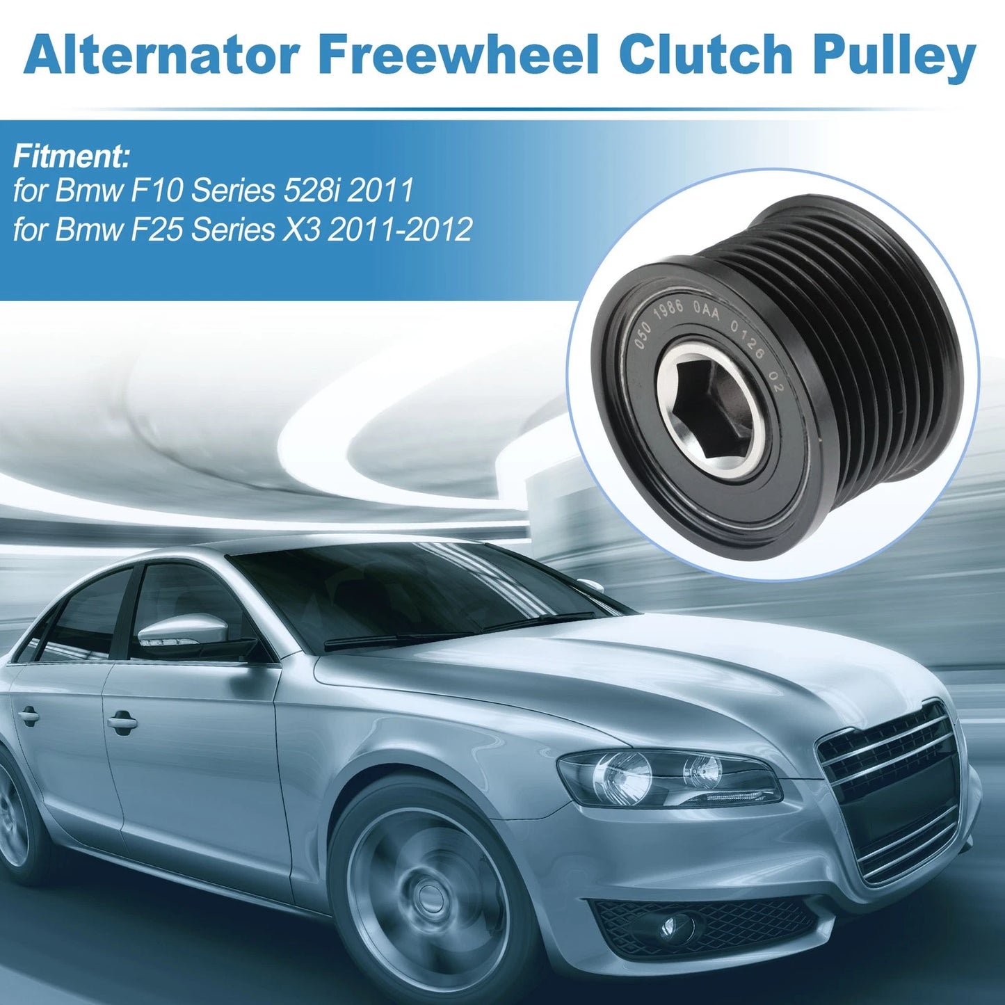 Alternator Freewheel Clutch Pulley for BMW F10 Series 528i (2011) 05019860AA