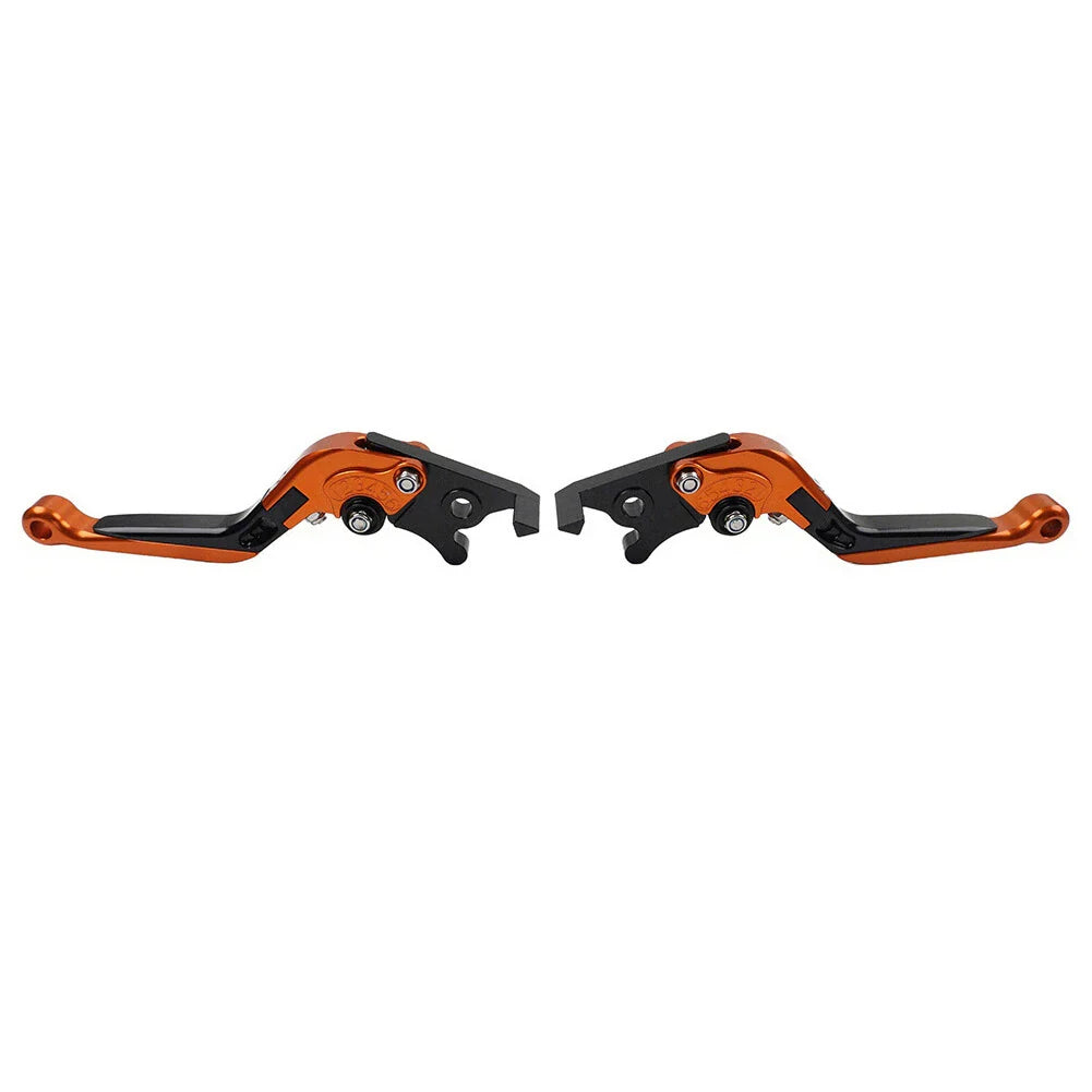 CNC Orange Extendable Brake Clutch Levers for Yamaha TMAX 500 530 560