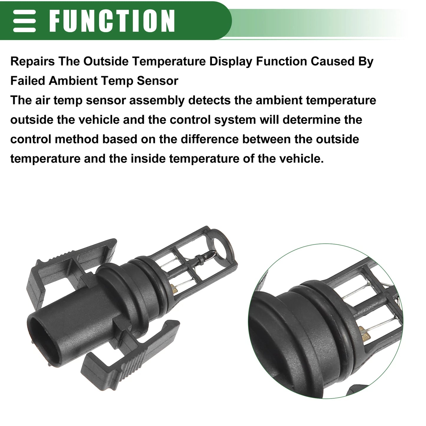 Air Intake Temp Sensor for Mercedes-Benz C 220 (1996) No. 5422818/61538028