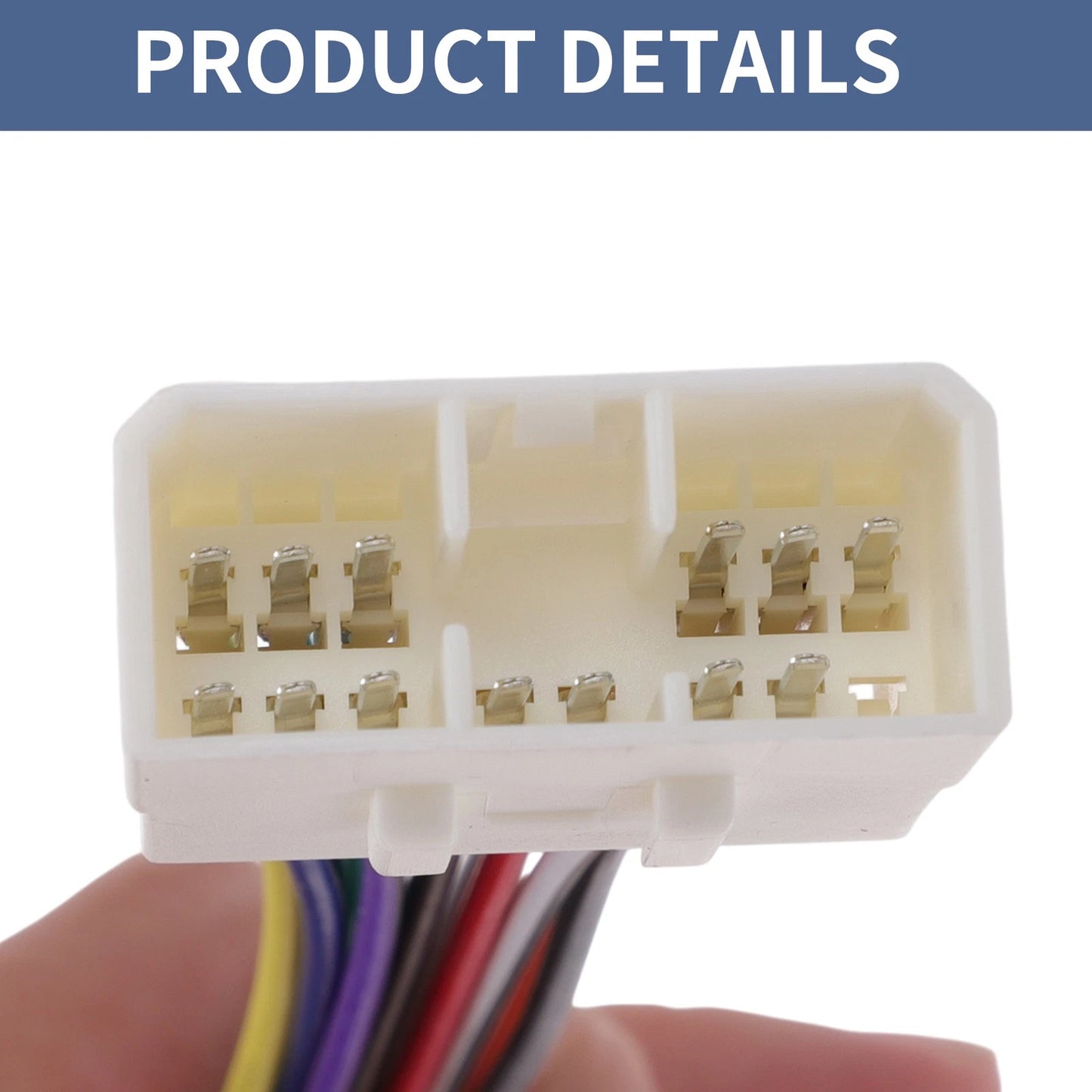 Set of 2 Car Stereo CD Player Wiring Harness 70-8901 for Suzuki Esteem (2001–2002)