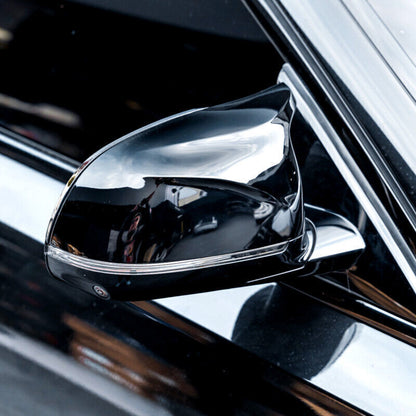 Set of 2 Black M Perf Sport Wing Mirror Cover Caps for BMW X5 X6 X7 (2019–2025)