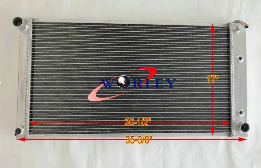 3 Row Aluminum Radiator for Cadillac Fleetwood Brougham (1977–1992)