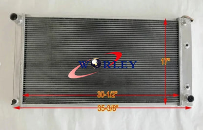 3 Row Aluminum Radiator for Cadillac Fleetwood Brougham (1977–1992)