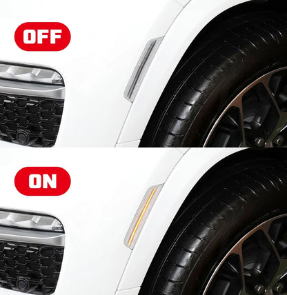 Front Bumper Marker Light Flasher Repeater for Dodge Durango (2021–2025)