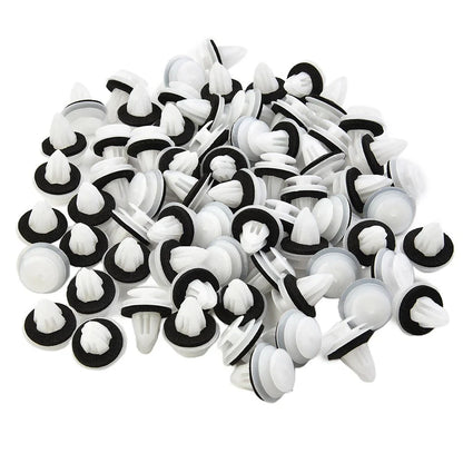 100PCS Car Body Bumper Fender Plastic Push Pin Screw Rivet Door Panel Fasteners