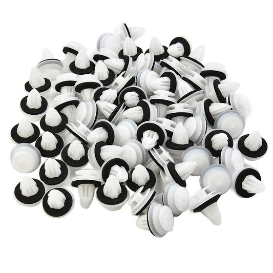 100PCS Car Body Bumper Fender Plastic Push Pin Screw Rivet Door Panel Fasteners