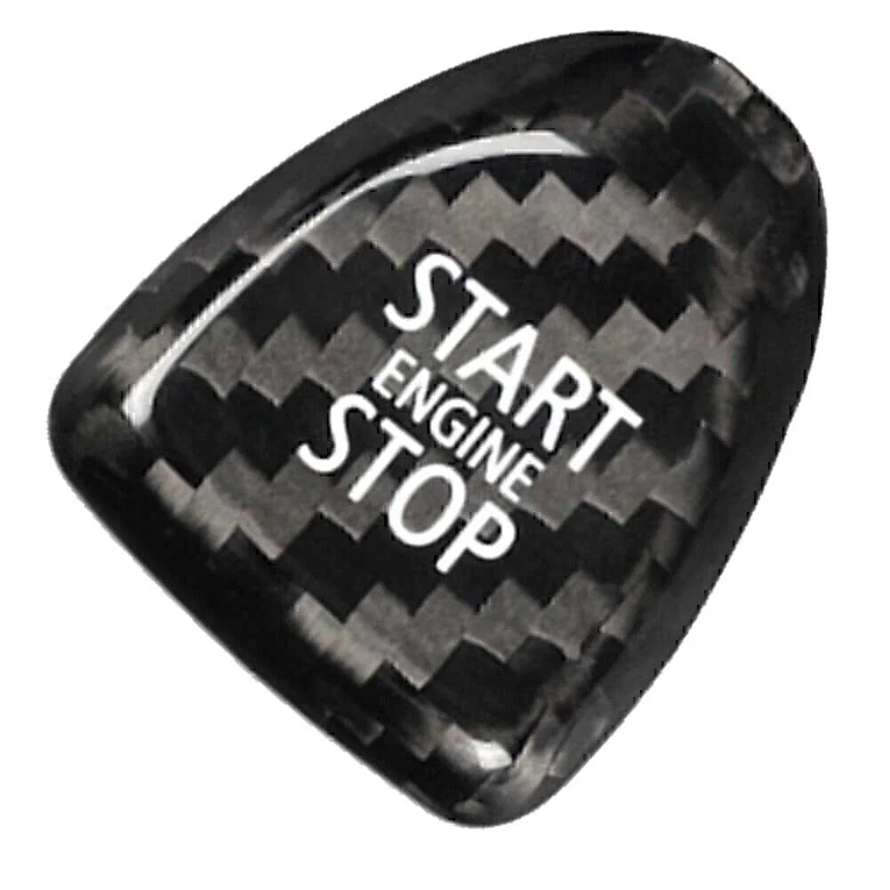 Carbon Fiber Keyless Start Button Cover for BMW Mini Cooper (2002-2023)