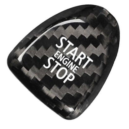 Carbon Fiber Keyless Start Button Cover for BMW Mini Cooper (2002-2023)