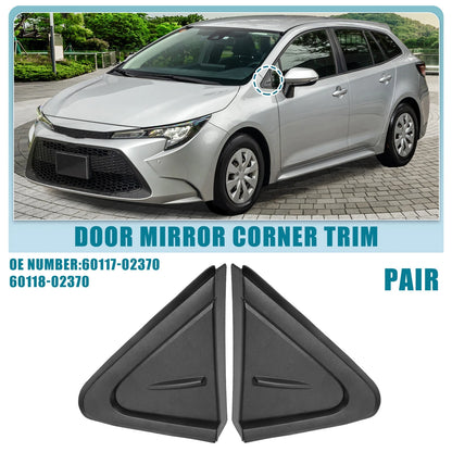 1 Pair Door Mirror Corner for Toyota Corolla (2019–2021)