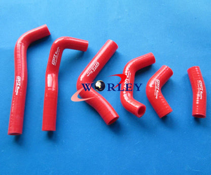 Red Silicone Radiator Hose for Honda CRF450R (2002-2004)