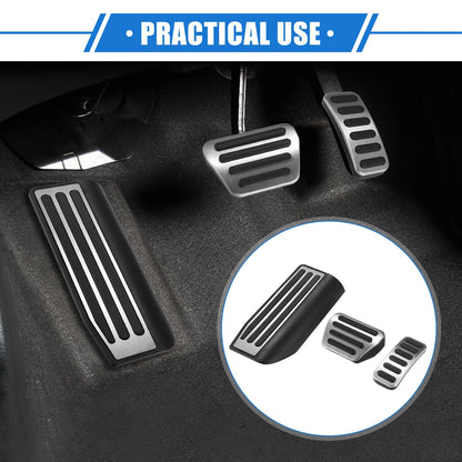 3 Pcs Gas Brake Foot Rest Pedal for Land Rover Range Rover (2013–2021)