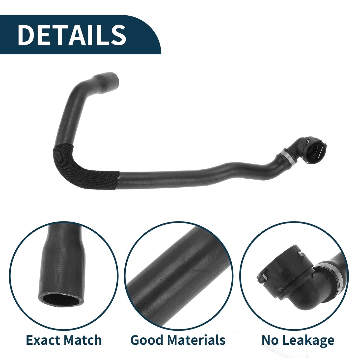 Radiator Top Hose for Land Rover Range Rover Evoque (2013–2020) No.LR032349 Rubber