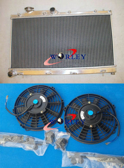 Aluminum Radiator with Shroud and Fan for Subaru Impreza WRX STI (2008–2013)