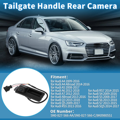 Tailgate Handle with Backup Camera for Audi A4 A5 A6 A7 Q3 Q5 S4 S5 S6 Allroad (2010–2023)