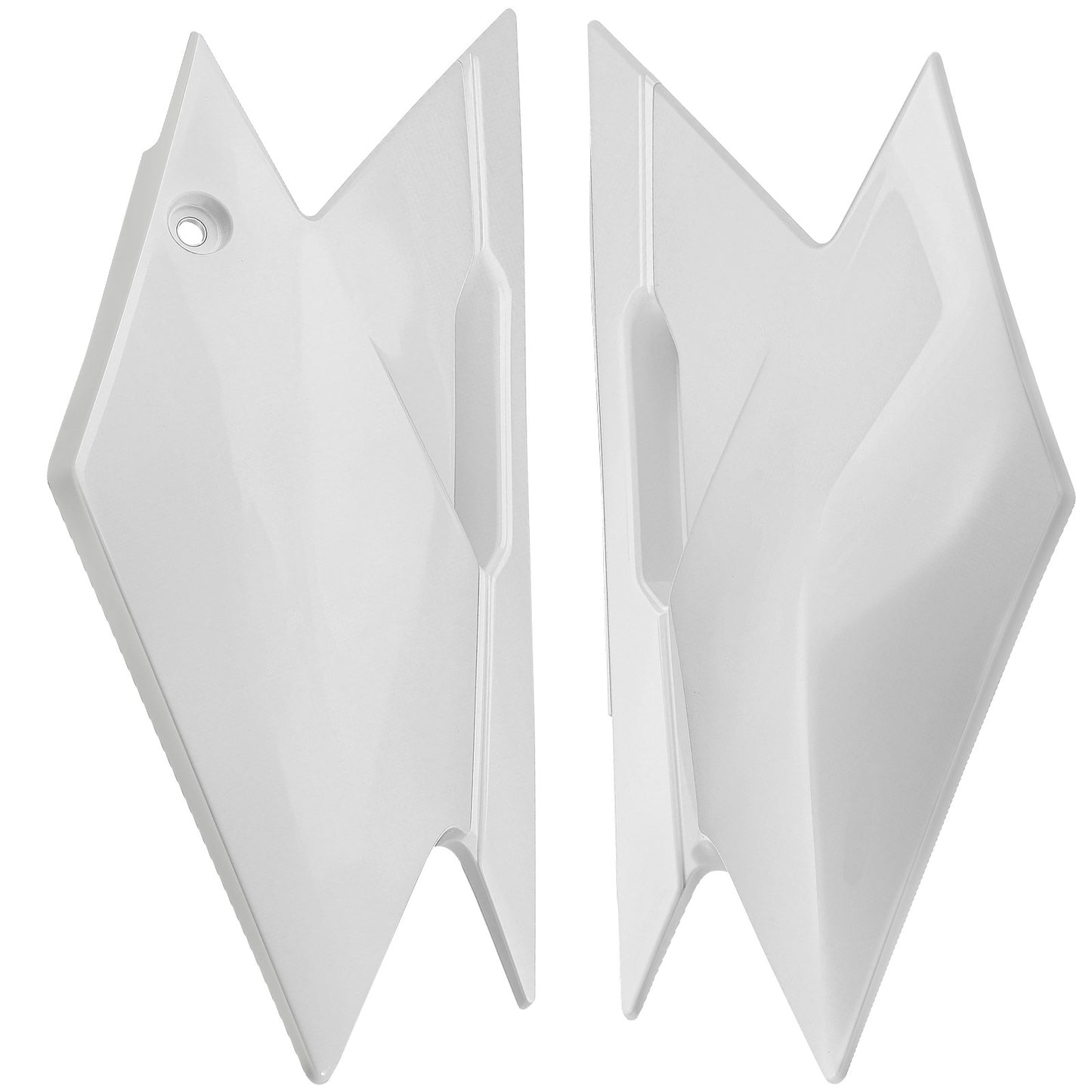 Set of 2 Rear Side Covers for Kawasaki KLX140L KLX140G KLX140 (2008–2024) White