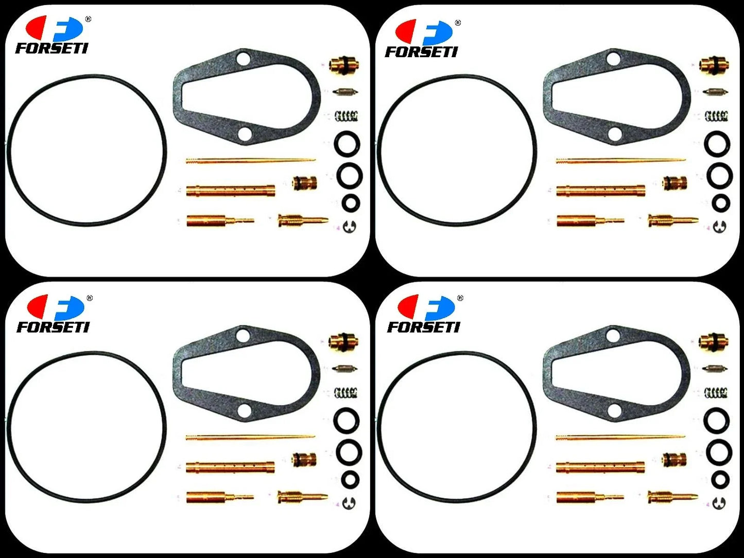 Carburetor Repair Kit for Honda CB550F (1974-1976) - 4 x Rebuild Kits