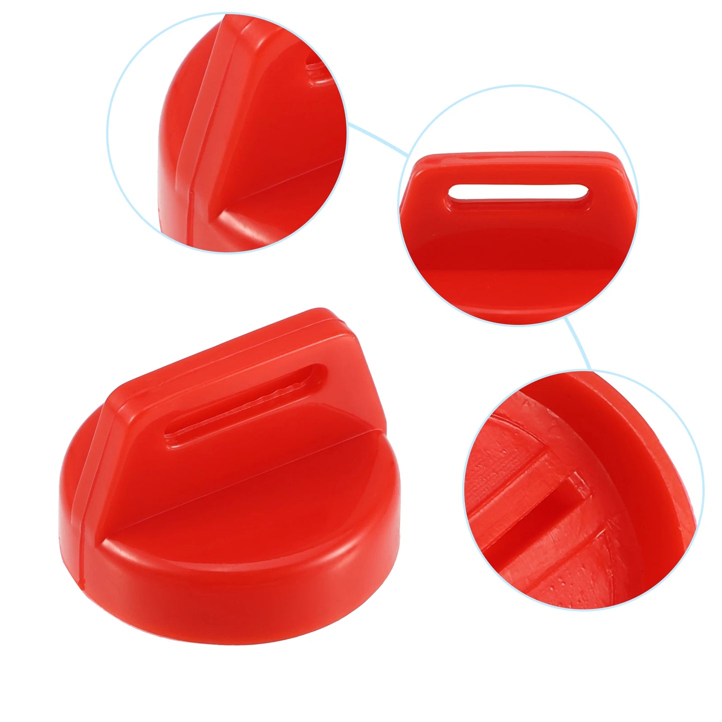 5 Pcs Ignition Switch Key Fob Cover for Polaris  - Orange, Blue, Red, Black, Yellow