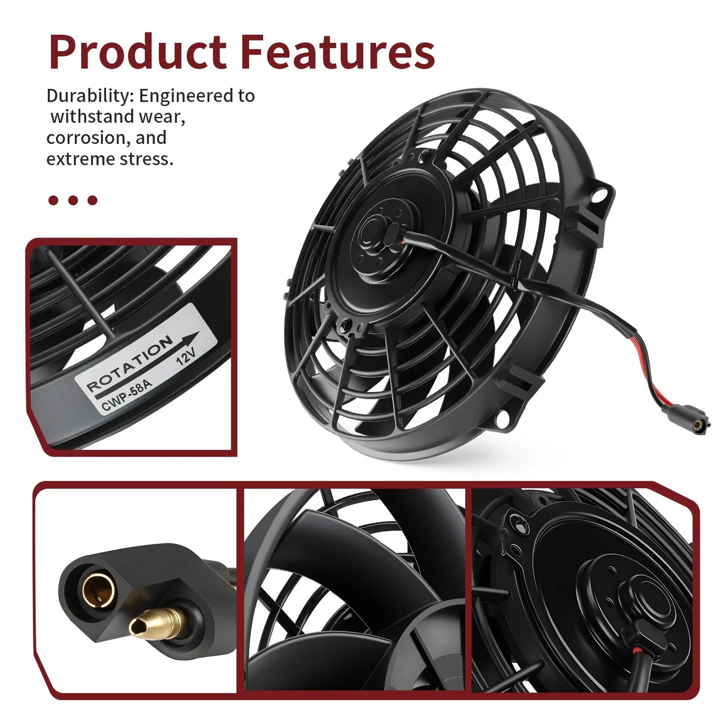 Radiator Cooling Fan for Polaris Trail Blazer (2003–2004)