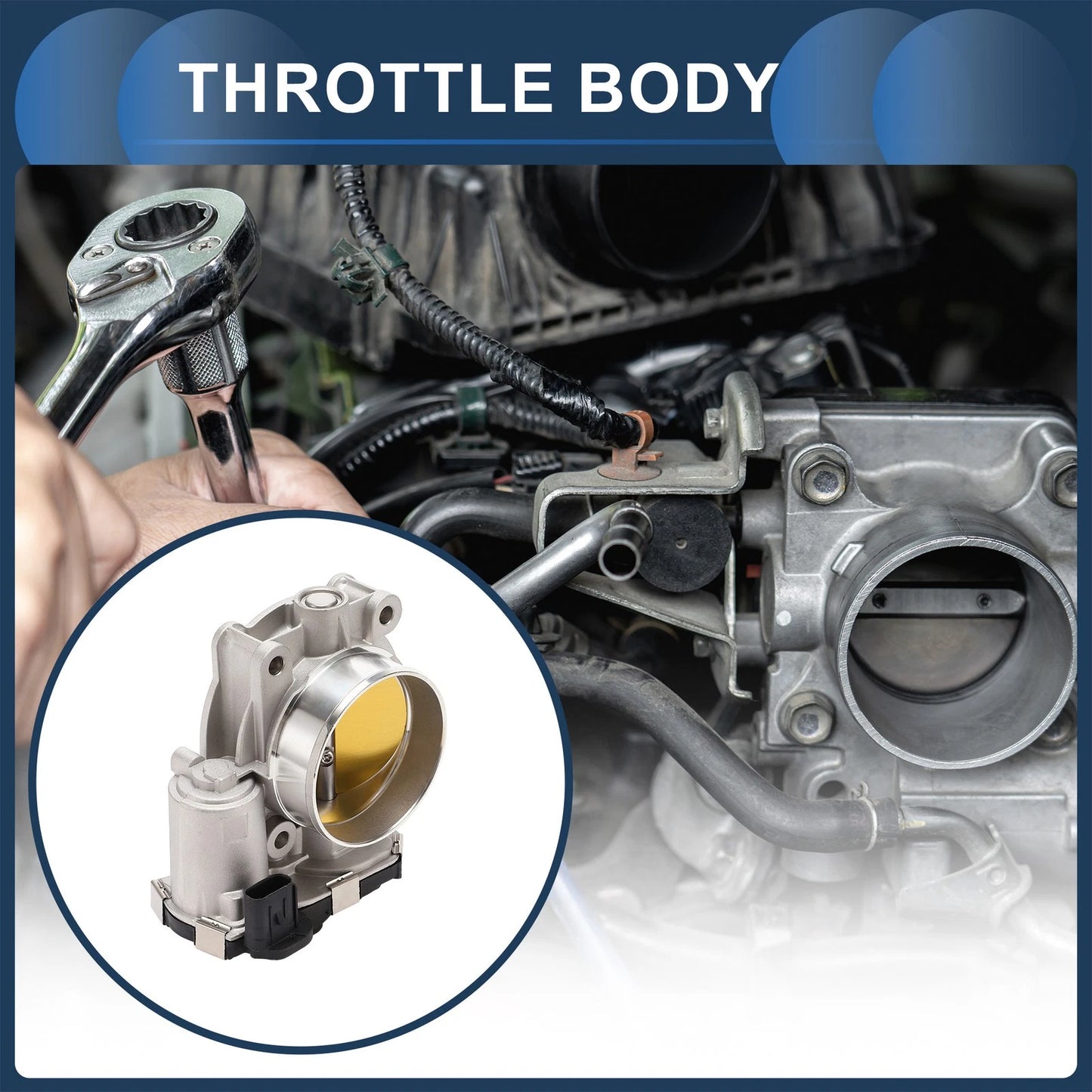 Throttle Body for Chevy Impala Equinox Traverse (2006–2019) - 12669016, 12670981, 12632172