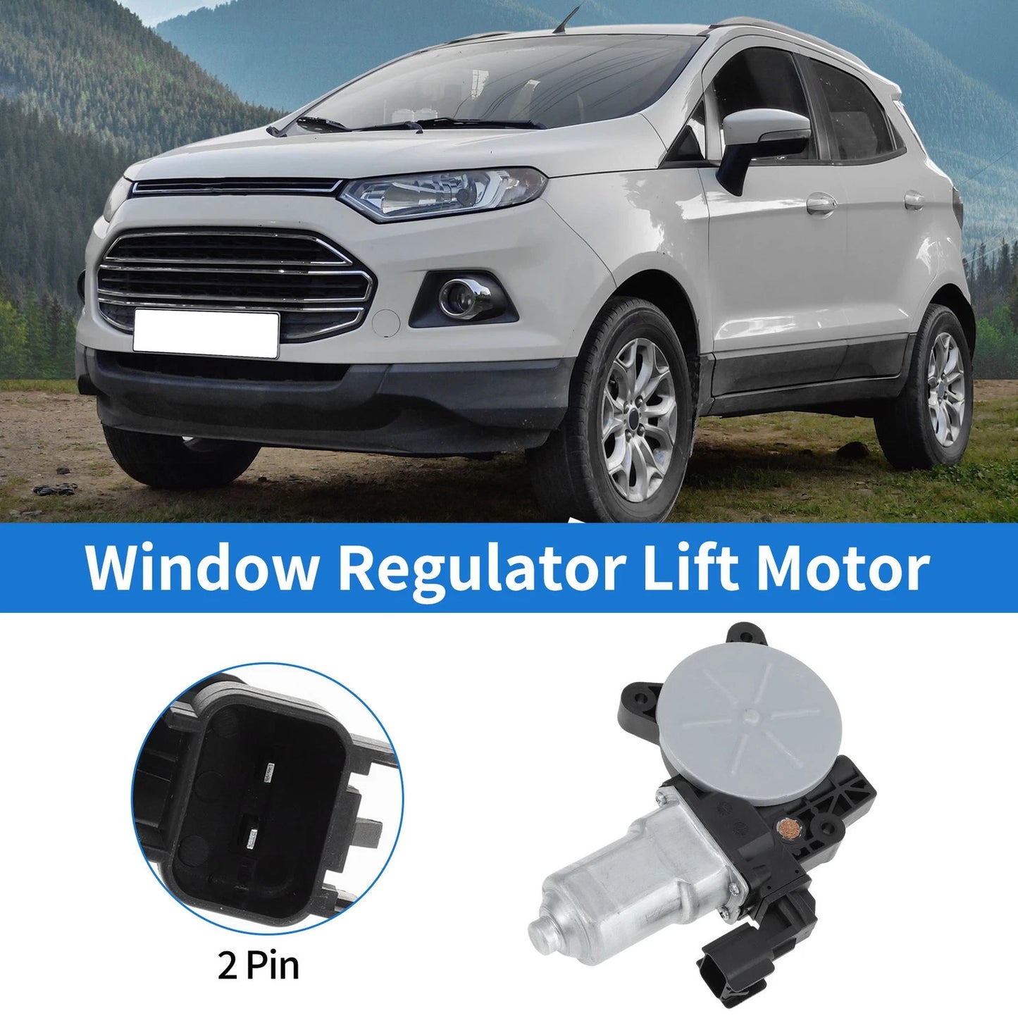 Rear Right Power Window Regulator Lift Motor for Ford Ecosport (2013–2021)