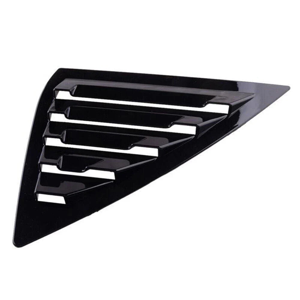 Glossy Black Window Louver Vent Cover Trim for Nissan Sentra Sedan (2013-2019)