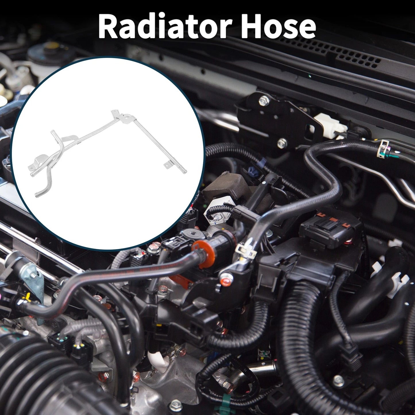Radiator Hose Coolant Pipe for Audi Q7 3.0T (2007–2015) No. 06E121083H