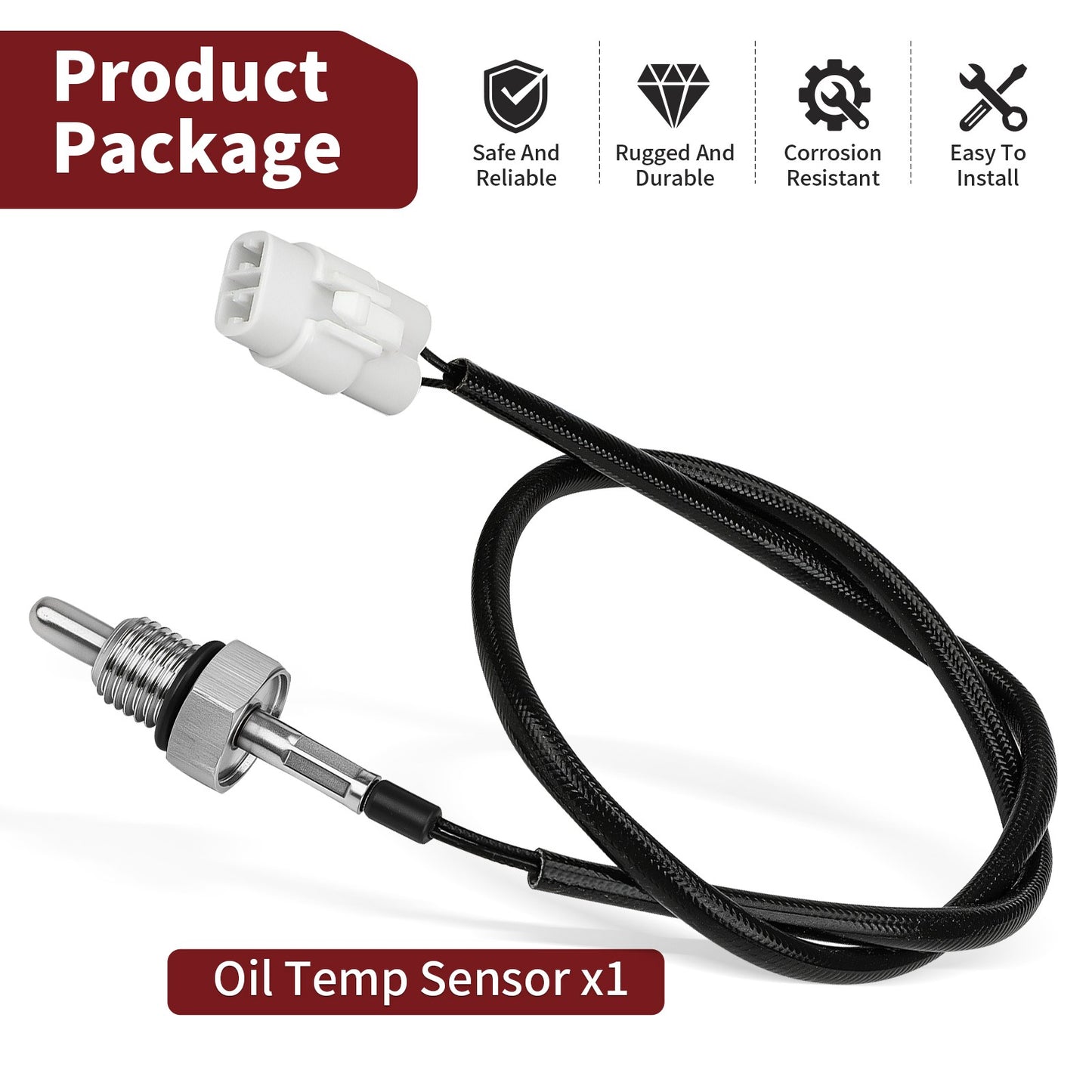 Oil Temp Sensor for Kawasaki Mule 610 (2005–2024)