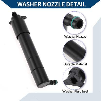 Front Headlight Washer Nozzle for Porsche Cayenne (2003–2010) No. 7L5955978A/95562818010