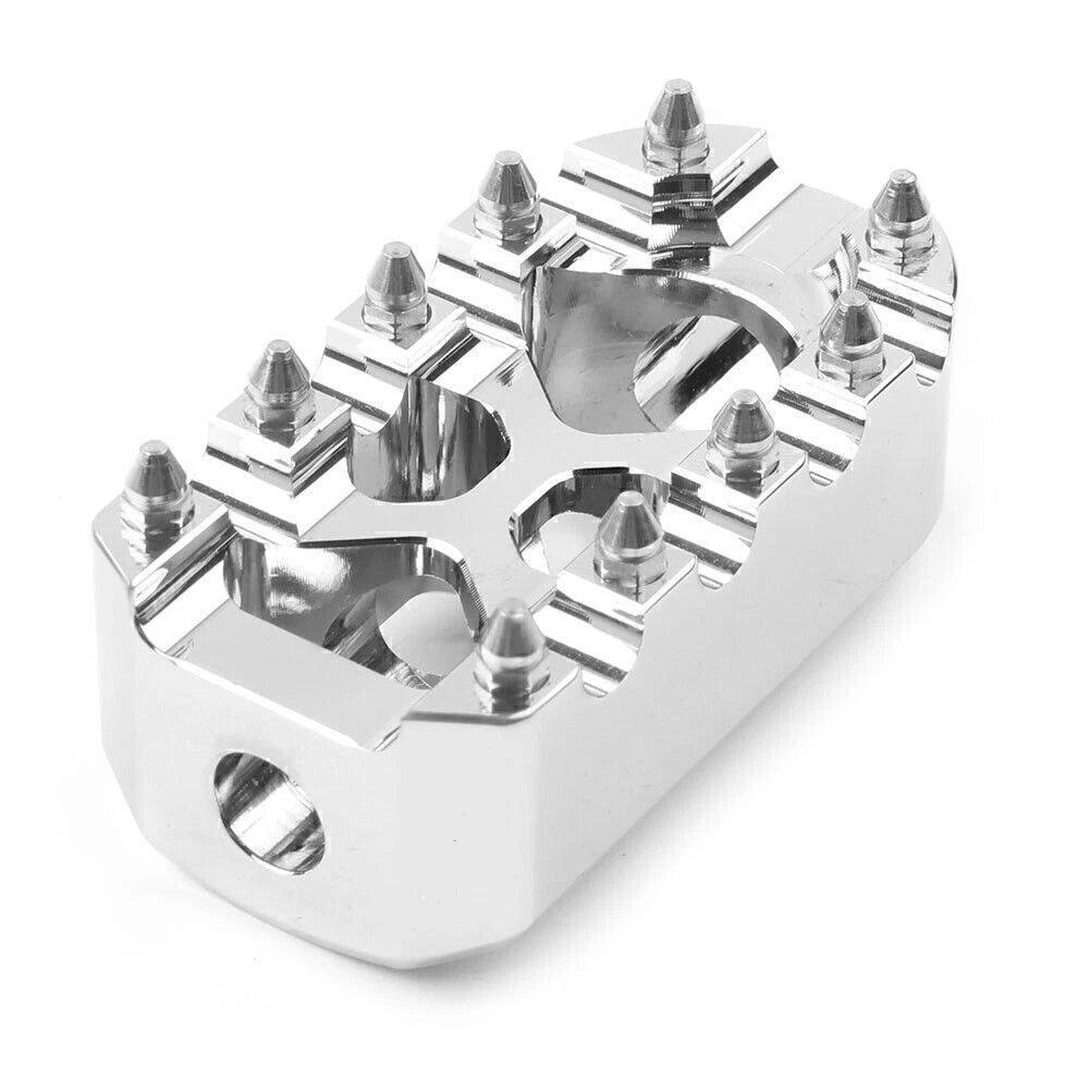 Universal Chrome Anti-Skid Gear Brake Shift Peg Pedals for Harley (MX Style)