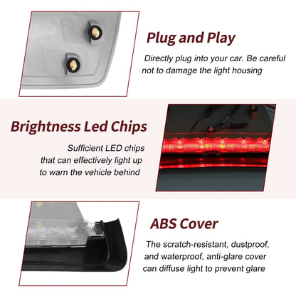 LED Third Brake Light Lamp for BMW 3 Series F30 Gray