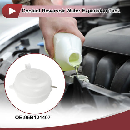 Coolant Expansion Overflow Tank No. 95B121407 for Porsche Macan (2015–2018)