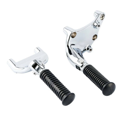 Chrome Passenger Footpeg Pedals for Harley Sportster Iron 883 1200 48 (2014-2022)