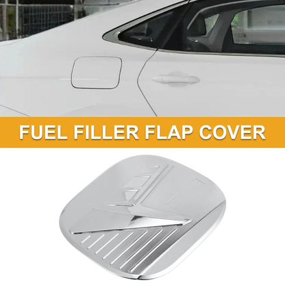 Fuel Tank Door Cap for Hyundai Tucson 2021-2025 Gas Tank Flap Chrome Silver