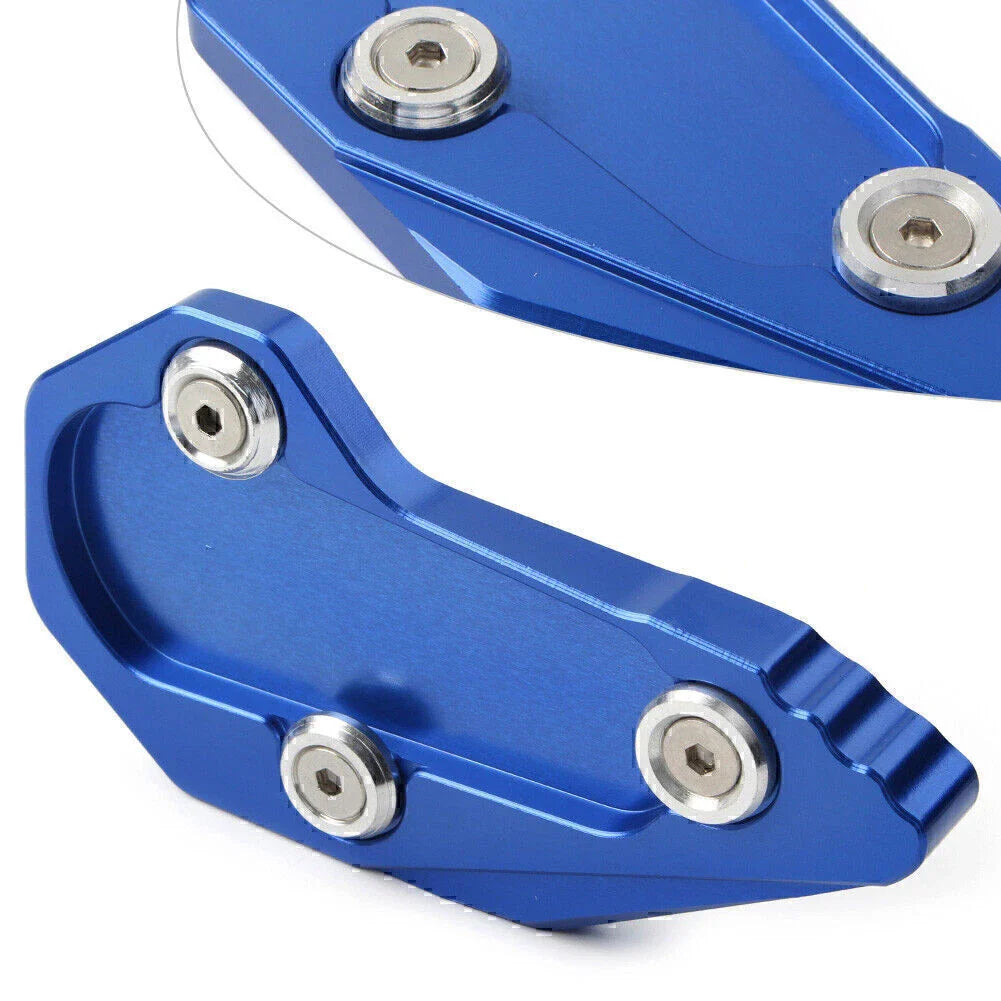 Blue Kickstand Side Stand Extension Pad for BMW R1200R R1200RS (2015-2016)
