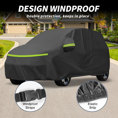 Waterproof Car Cover 244D-PU for Skoda Scala (2019–2024) with Zipper